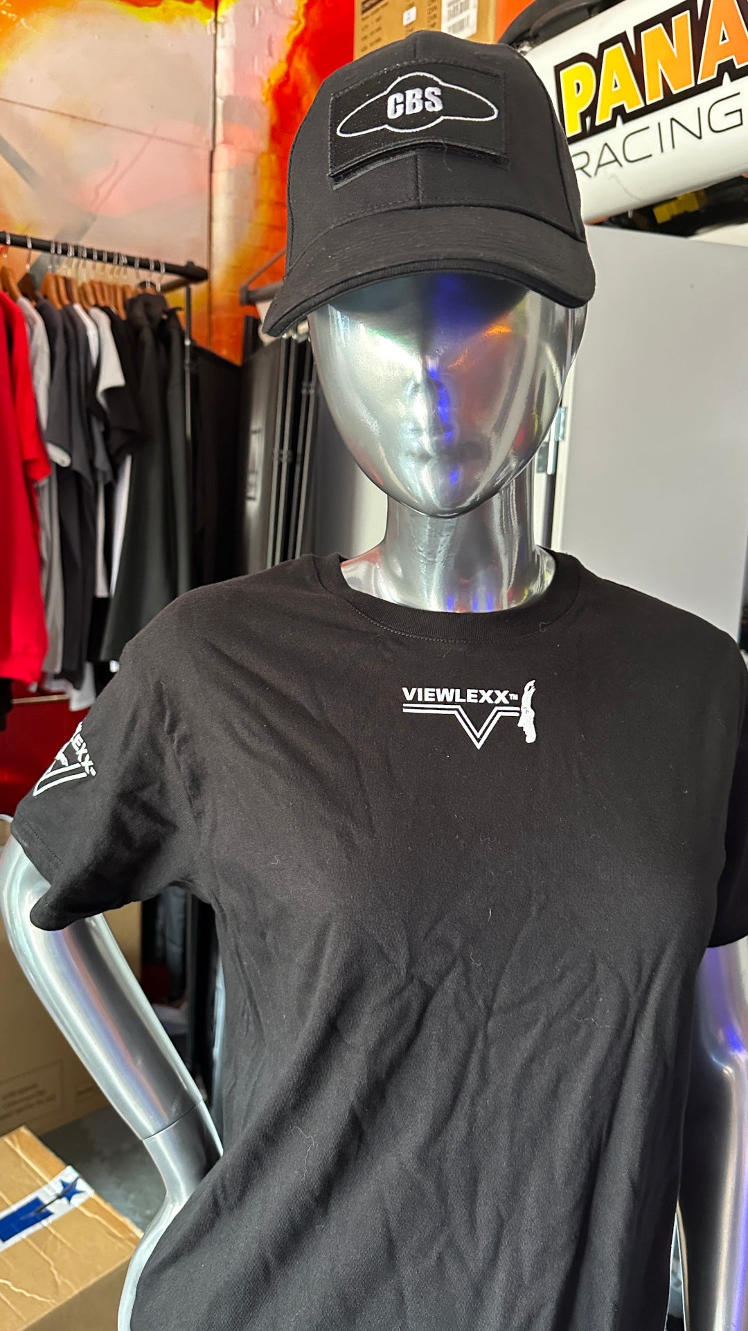 The Short Sleeve Viewlexx Watcher Shirt (Logo on front + org Viewlexx logo on the sleeve)