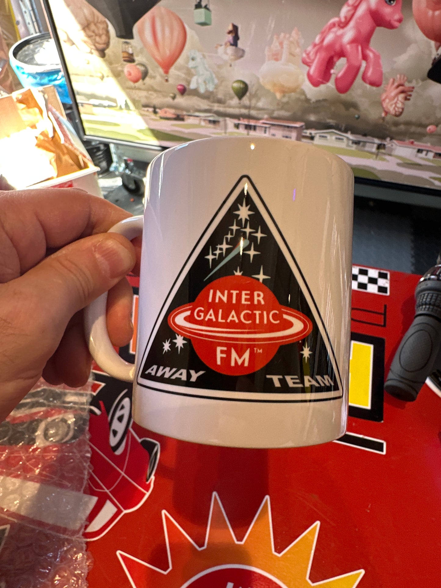 Intergalactic FM Away Team Mug