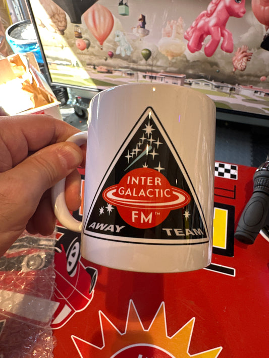 Intergalactic FM Away Team Mug