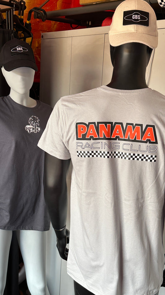 The Light and Dark Grey Panama Racing Club Special 10 Years of Live Streaming Anniversary Shirt