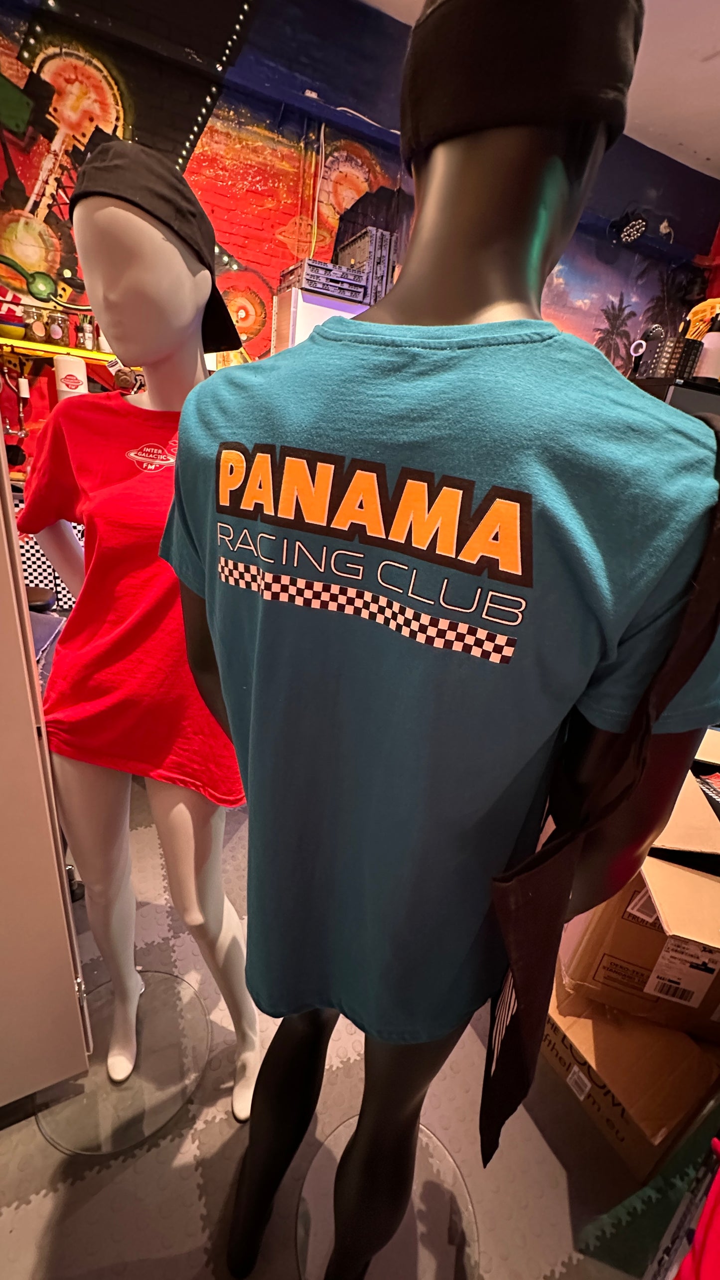 The Red and Diva Blue Panama Racing Club Special 10 Years of Streaming Thick Shit Anniversary Shirt