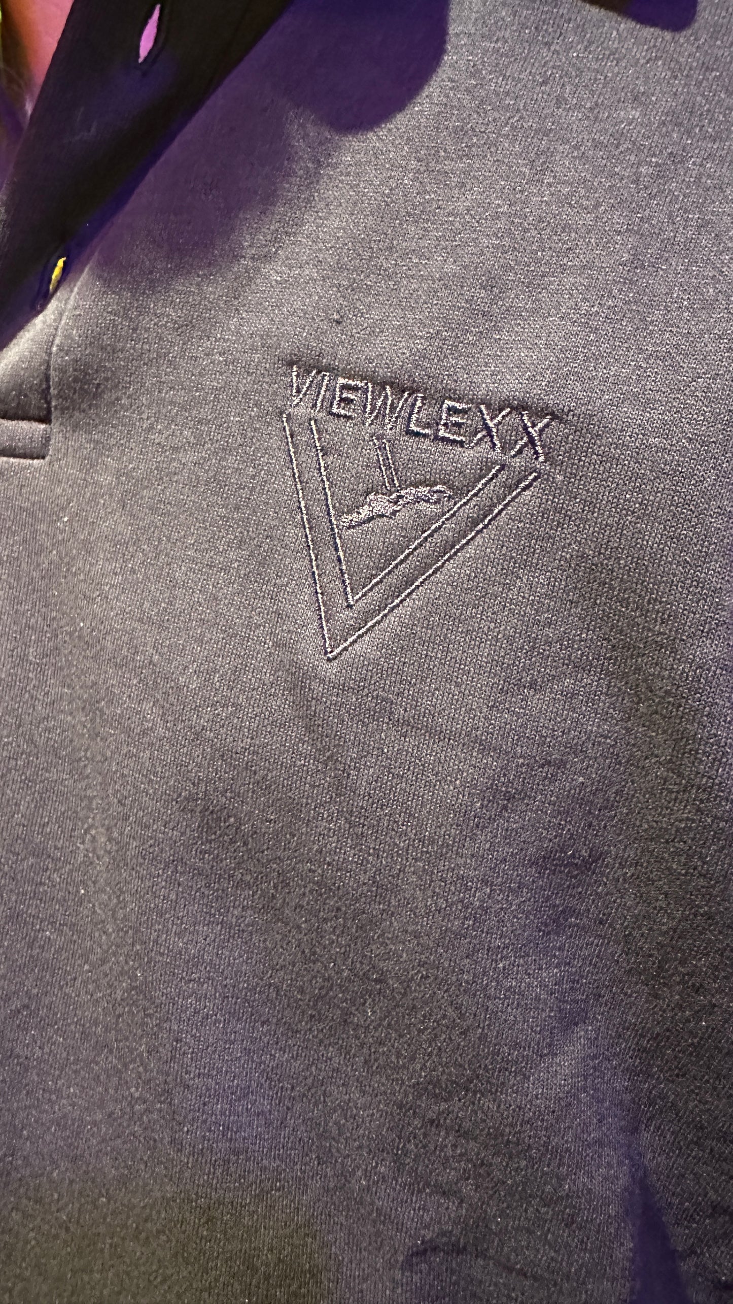 The Spring / Fall /Cold Summernight Black Long Sleeve Viewlexx Polo