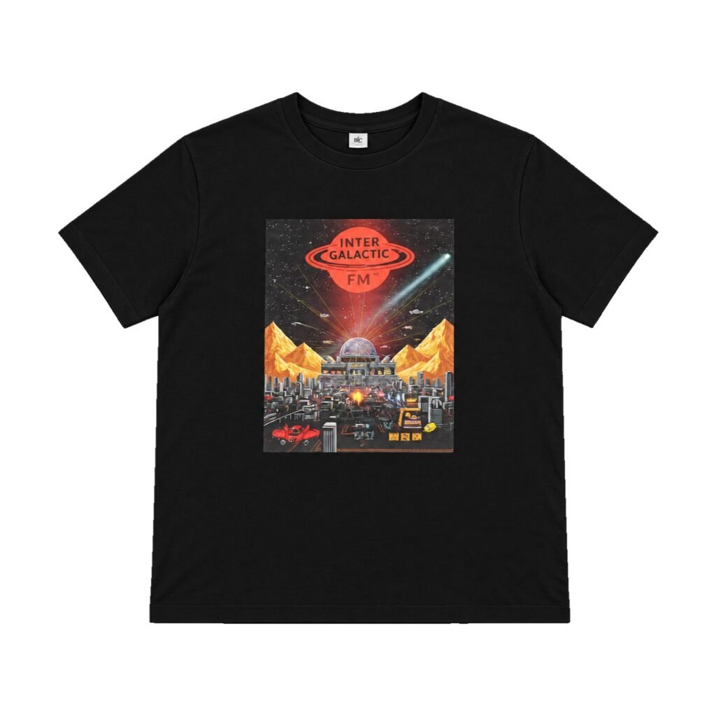 Intergalactic FM Festival Tee, Black