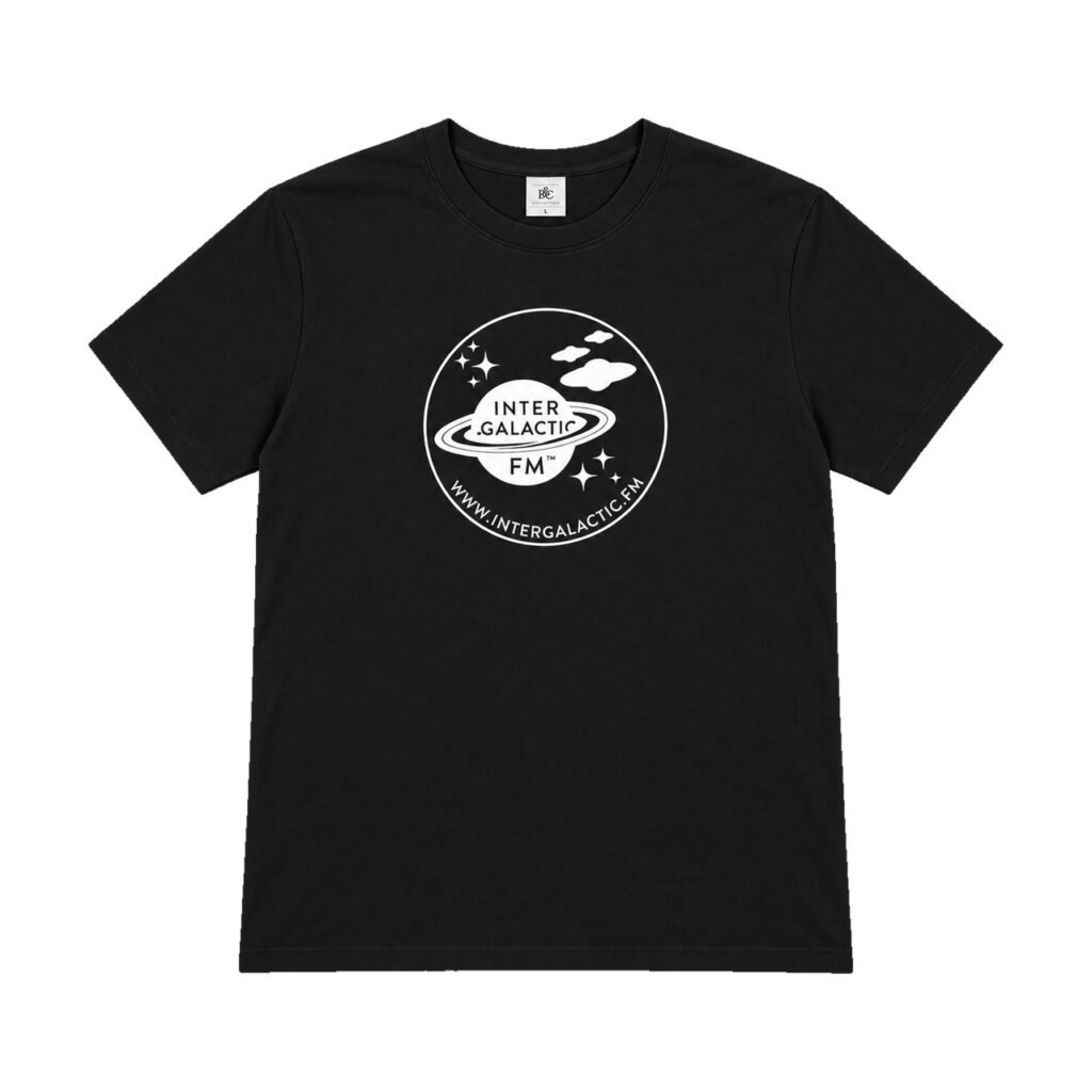 Intergalactic FM Logo Tee, Black