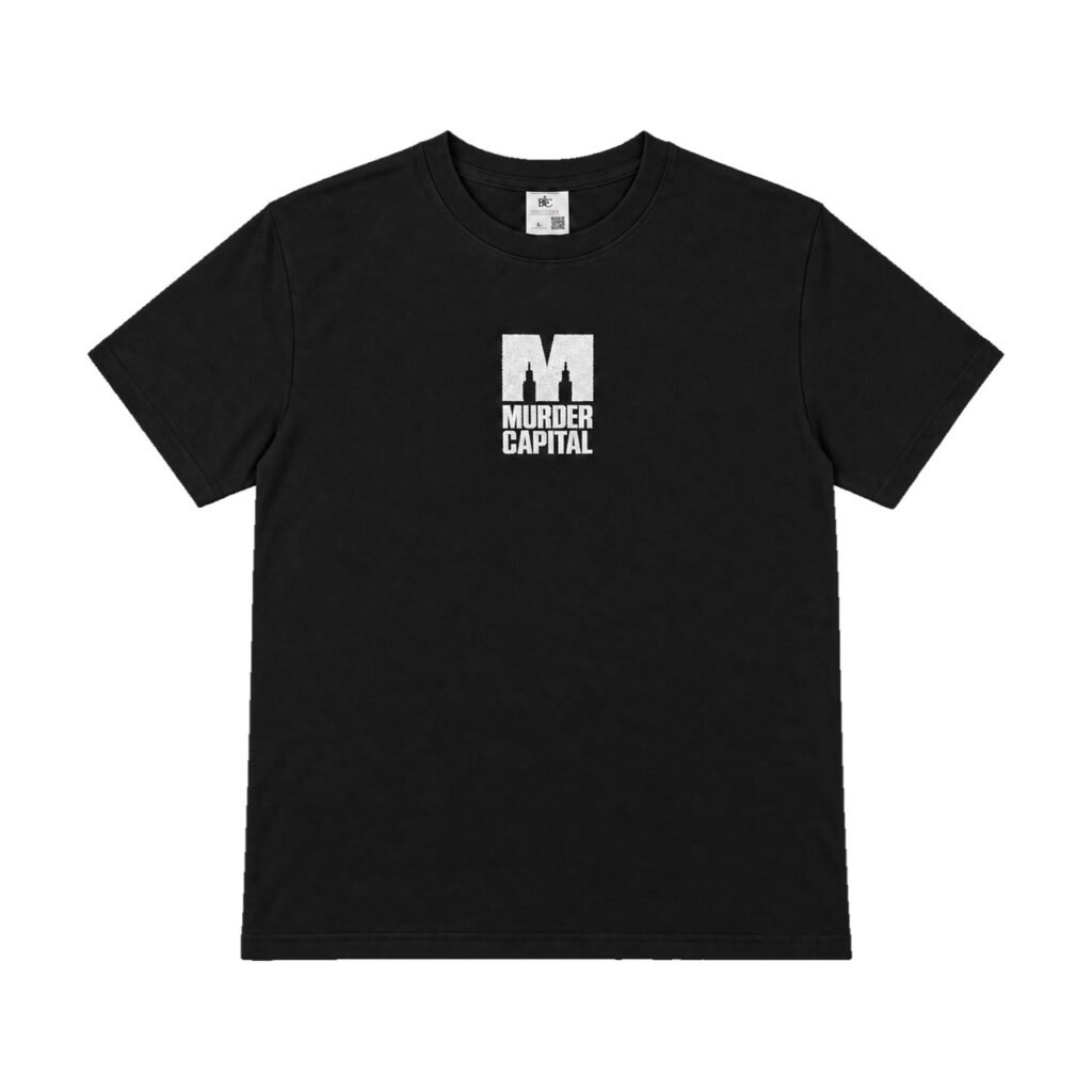 MurderCapital Embroidered T, Black