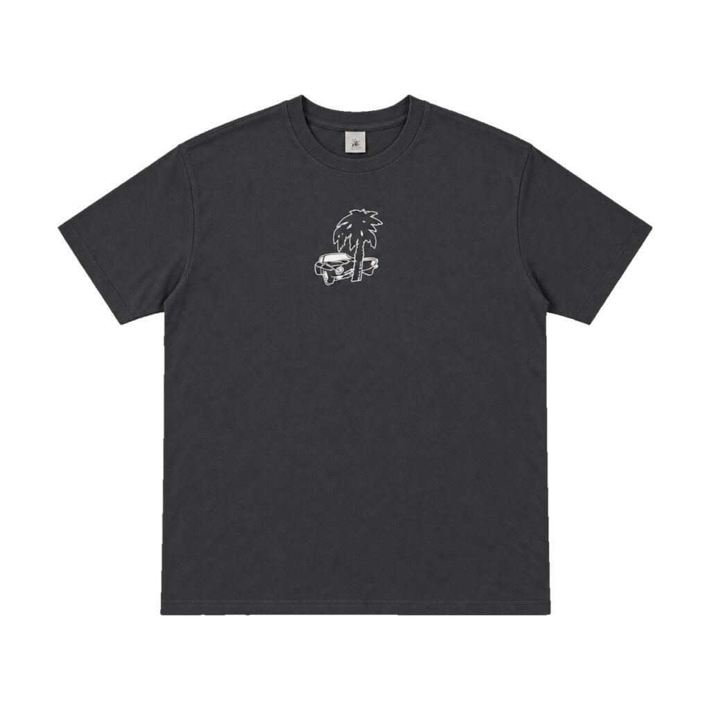 Panama Racing Club Tee, Charcoal